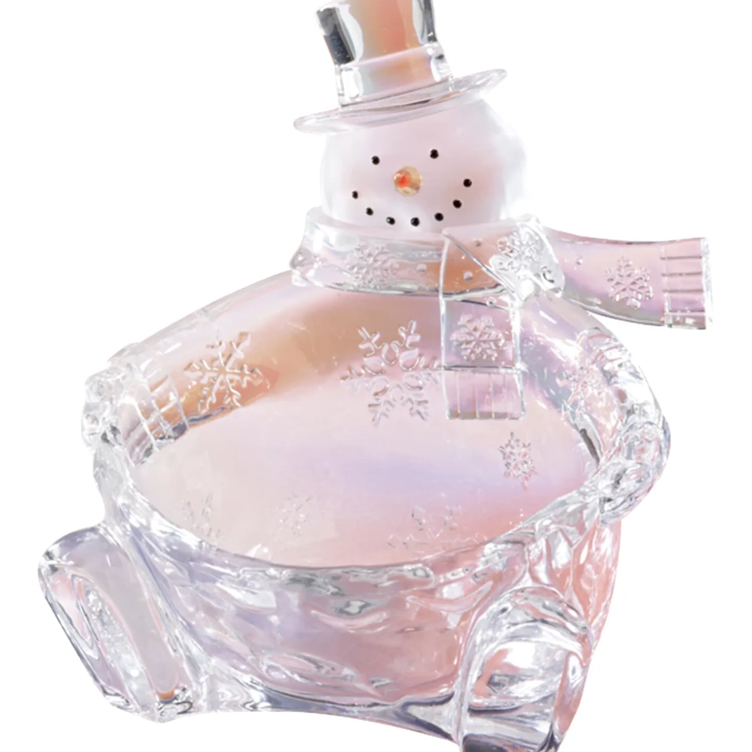 * Decorative Figurines|Acrylic Dish (Snowman)
