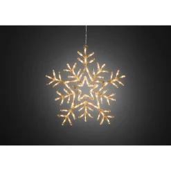 KONSTSMIDE Indoor Lights|Acrylic Snowflake With Leds, For Outdoor Use, 58 Cm