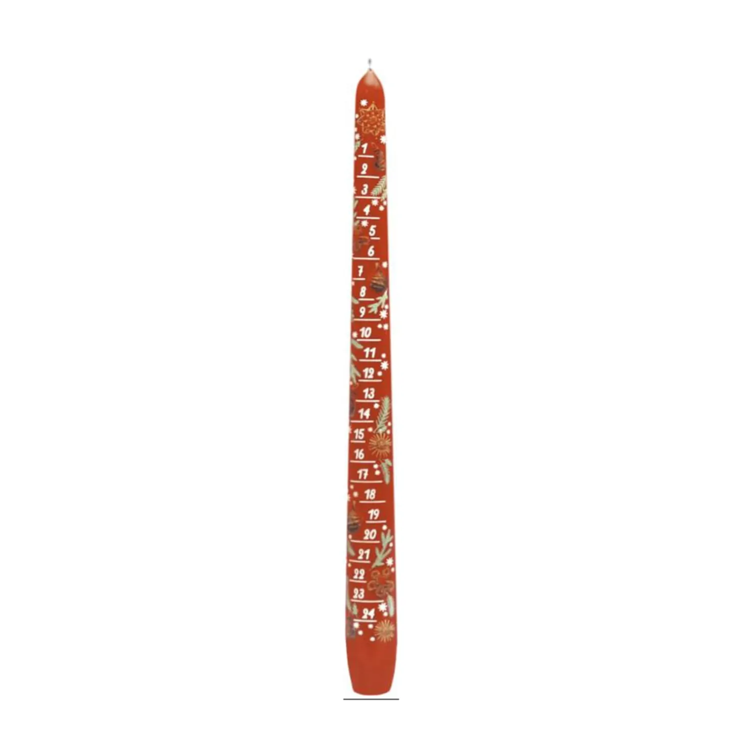 * Advent Decorations & Calendars|Advent Calendar Candle Red