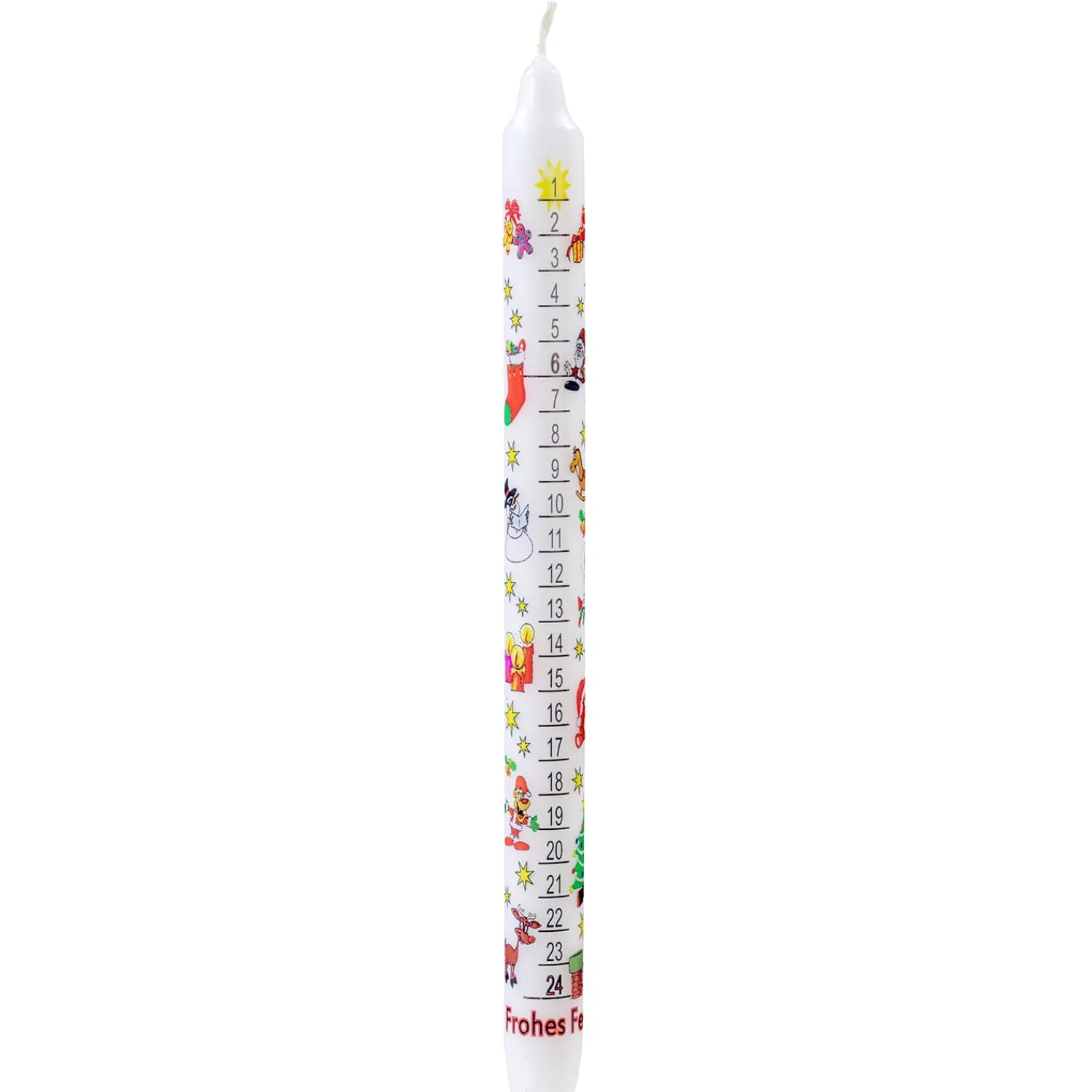* Advent Decorations & Calendars|Advent Calendar Candle White