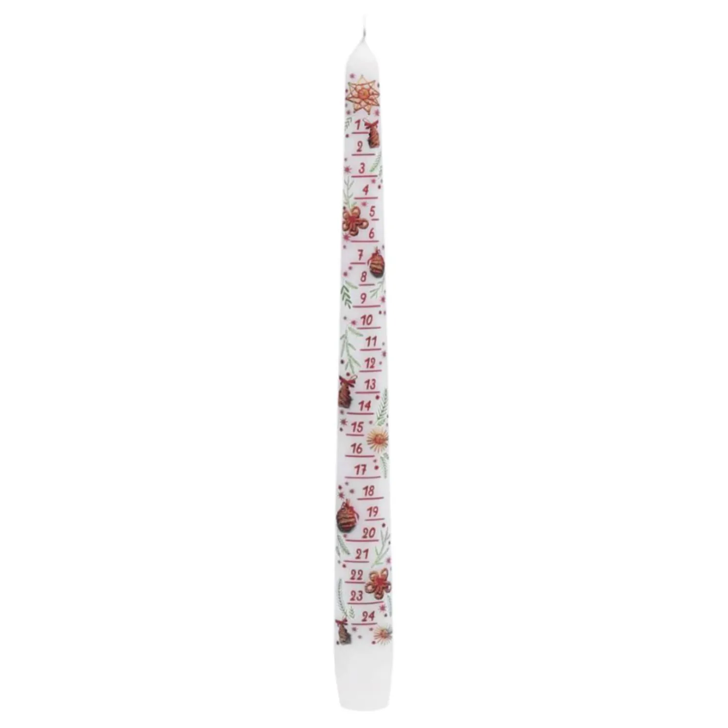 * Advent Decorations & Calendars|Advent Calendar Candle White