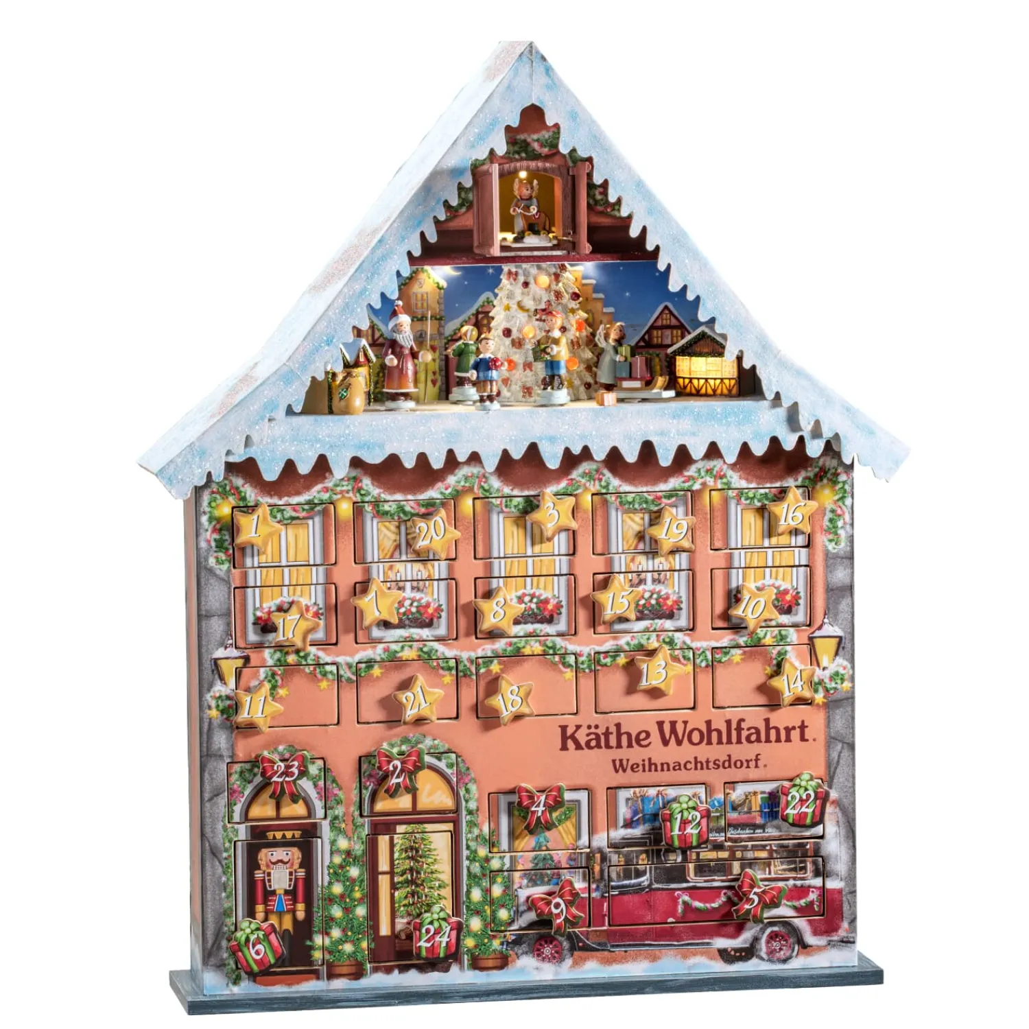 * Advent Decorations & Calendars|Advent Calendar House "Weihnachtsdorf"