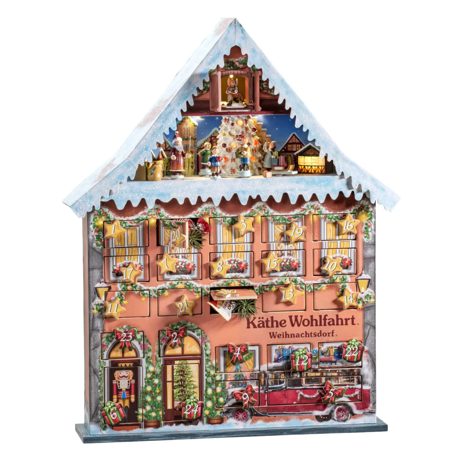 * Advent Decorations & Calendars|Advent Calendar House "Weihnachtsdorf"