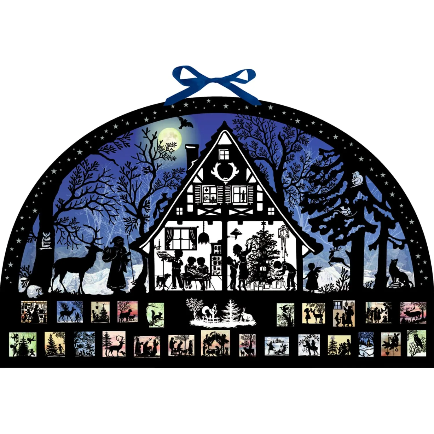 * Advent Decorations & Calendars|Advent Calendar Light Arch "Christmas Forest"