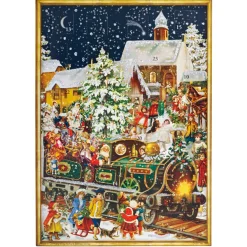 * Advent Decorations & Calendars|Advent Calendar Nostalgic Christmas Train