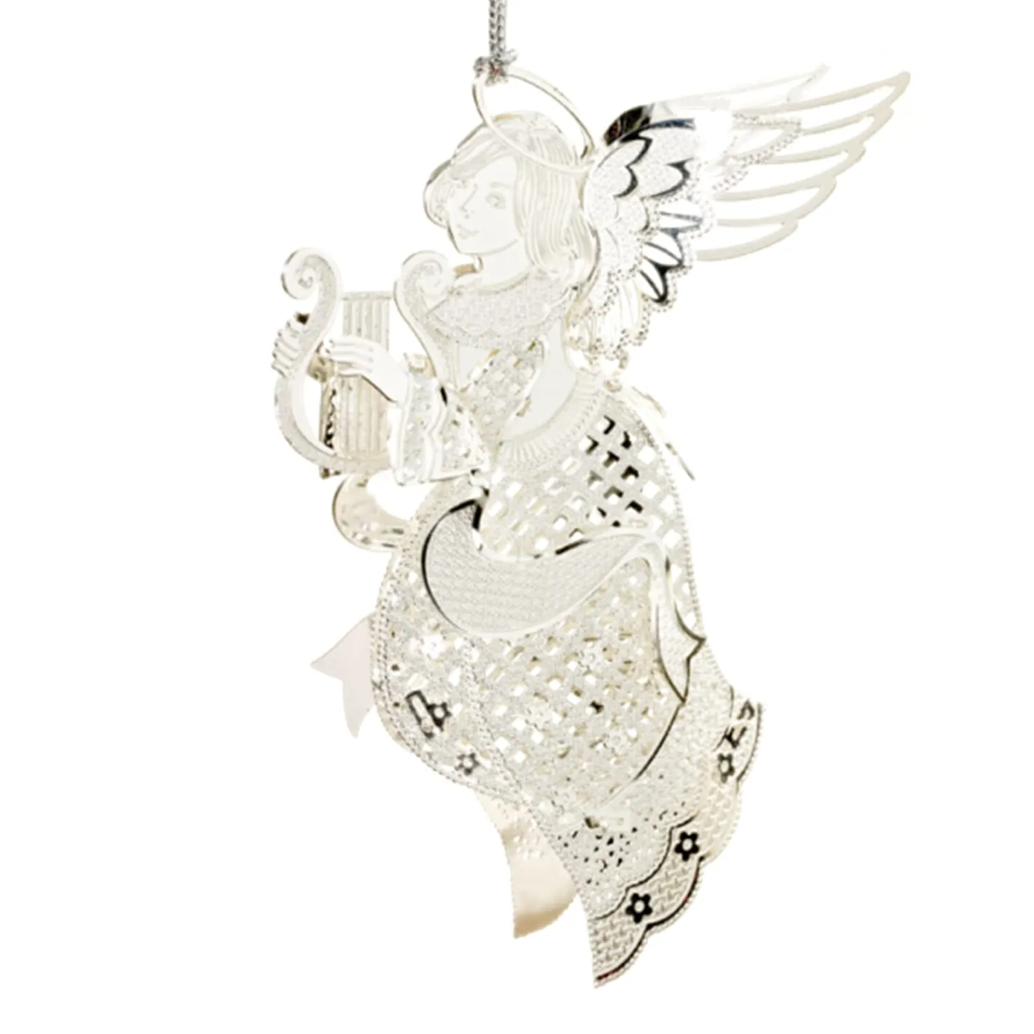 * Brass Tree Decorations|Angel, Silver-Plated