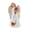 * Decorative Figurines|Angel With Poinsettias