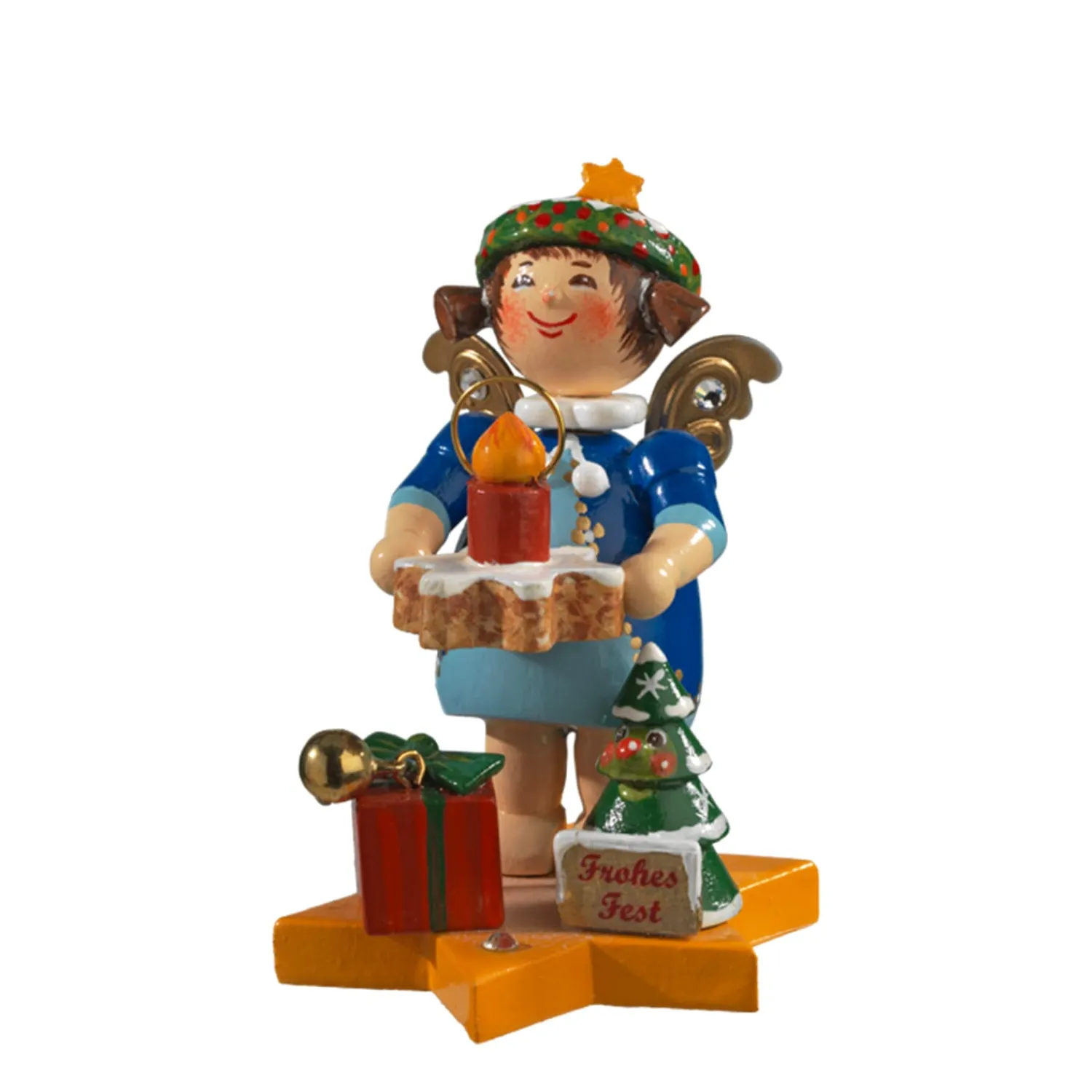 * Kathe's Original Figurines|Annual Angel 2014 "Christmas Greetings"