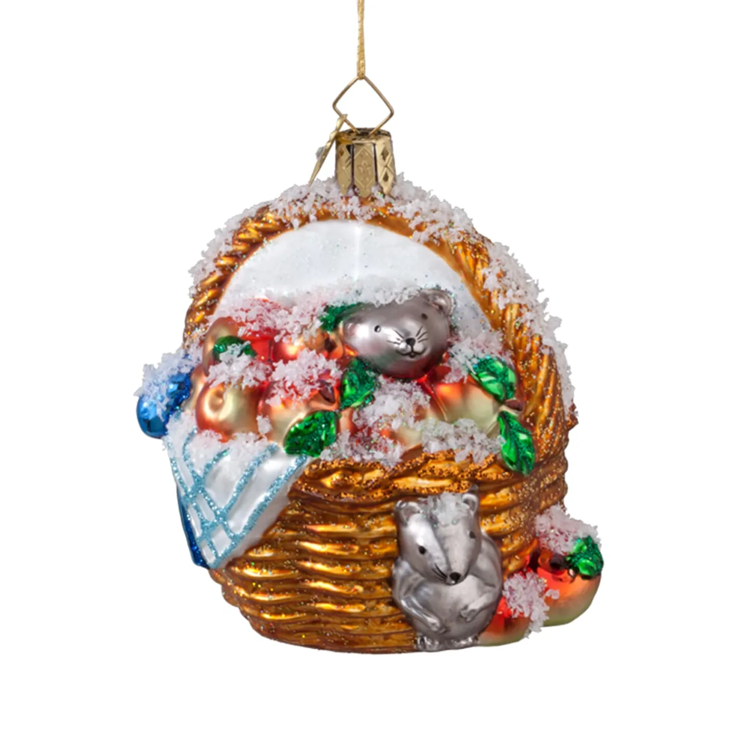 Poesie in Glas Glass Tree Decorations|Apple Basket