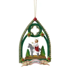 * Wood Tree Decorations|Arrival Of Jesus In Jerusalem, Oberammergau