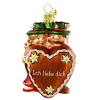 Poesie in Glas Bavaria Souvenirs|Bavarian Couple With Heart