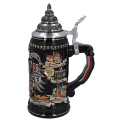 * Beer Steins|Beer Stein With Tin Lid
