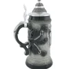 * Beer Steins|Beer Stein With Tin Lid "Picture Of Rothenburg", Grey, 0,5L