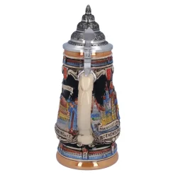 * Beer Steins|Beer Stein With Tin Lid 