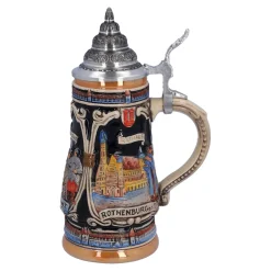 * Beer Steins|Beer Stein With Tin Lid 