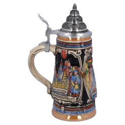 * Beer Steins|Beer Stein With Tin Lid 