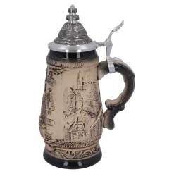 * Beer Steins|Beer Stein With Tin Lid 