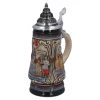 * Beer Steins|Beer Stein With Tin Lid "Rothenburg With Knight", 0.25L