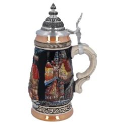 * Beer Steins|Beer Stein With Tin Lid