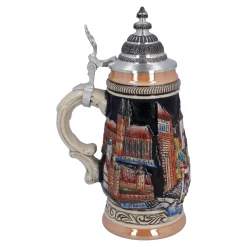 * Beer Steins|Beer Stein With Tin Lid