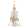 * Tree Baubles And Set Offers|Bell Creme Colored With Musical Notes
