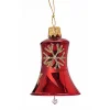 * Tree Baubles And Set Offers|Bell Red With Golden Stars And Flakes