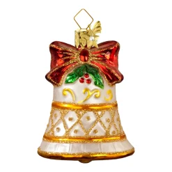 Poesie in Glas Glass Tree Decorations|Belle White-Gold