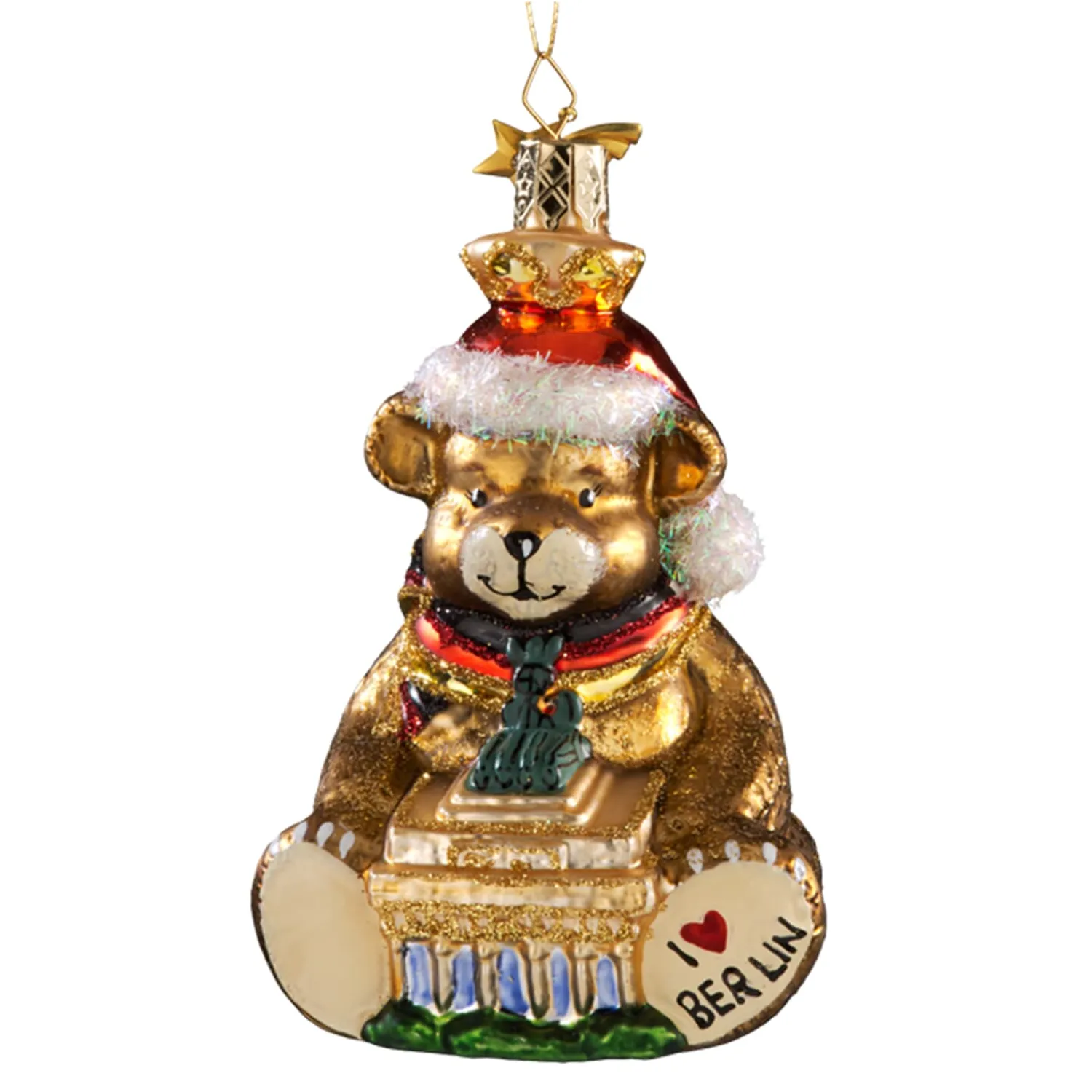 Poesie in Glas Germany Souvenirs|Berlin Christmas-Bear