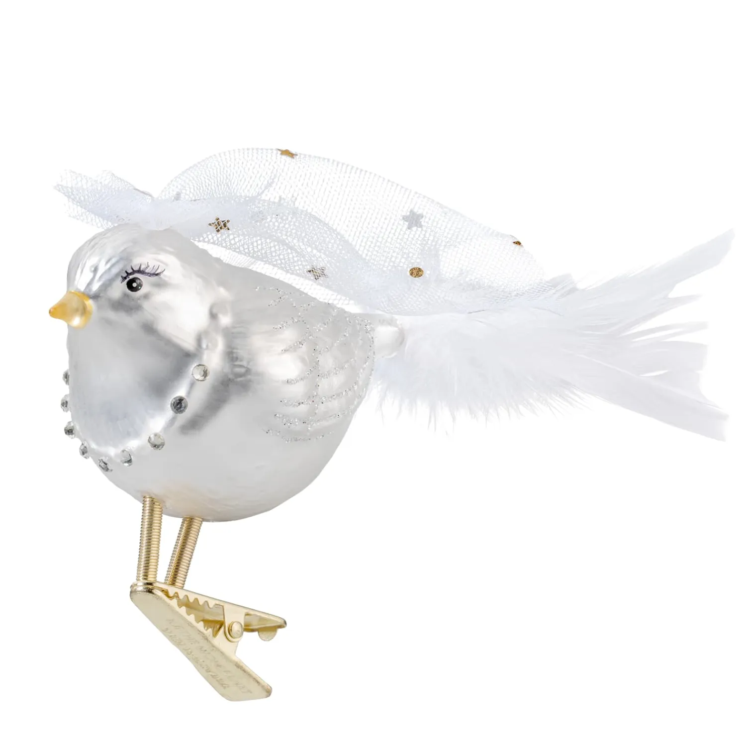 Poesie in Glas Glass Tree Decorations|Bird Bride