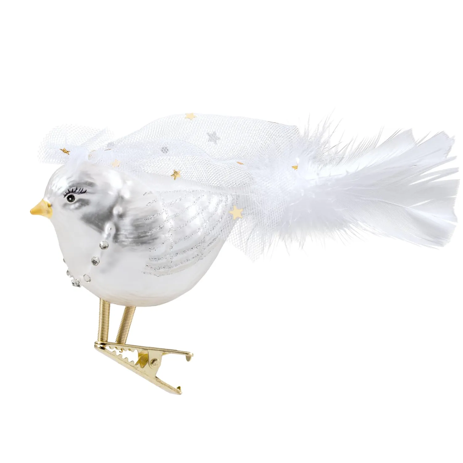Poesie in Glas Glass Tree Decorations|Bird Bride