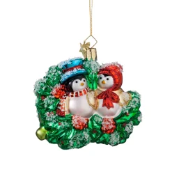 Poesie in Glas Glass Tree Decorations|Bird Couple