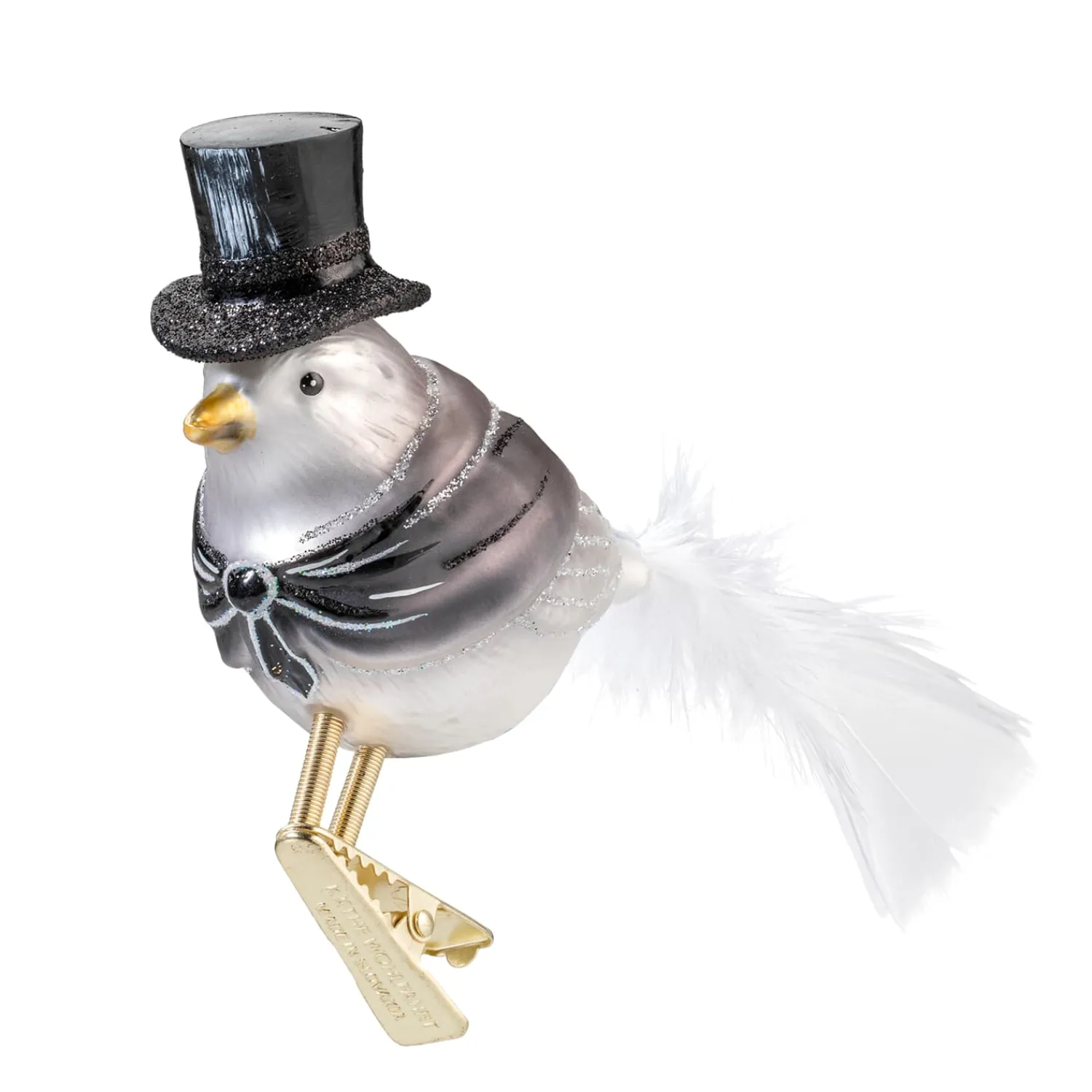 Poesie in Glas Glass Tree Decorations|Bird Groom