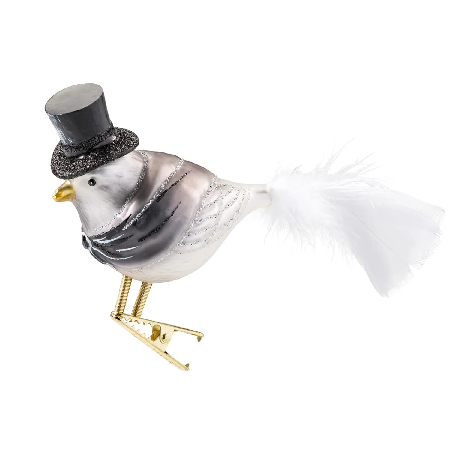Poesie in Glas Glass Tree Decorations|Bird Groom