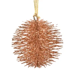 * Tree Ornaments|Bobble With Glitter, Small, Copper