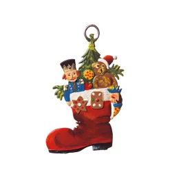 * Pewter Tree Decorations|Boot