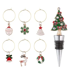 * Table Decorations|Bottle Stopper Set "Christmas Tree"