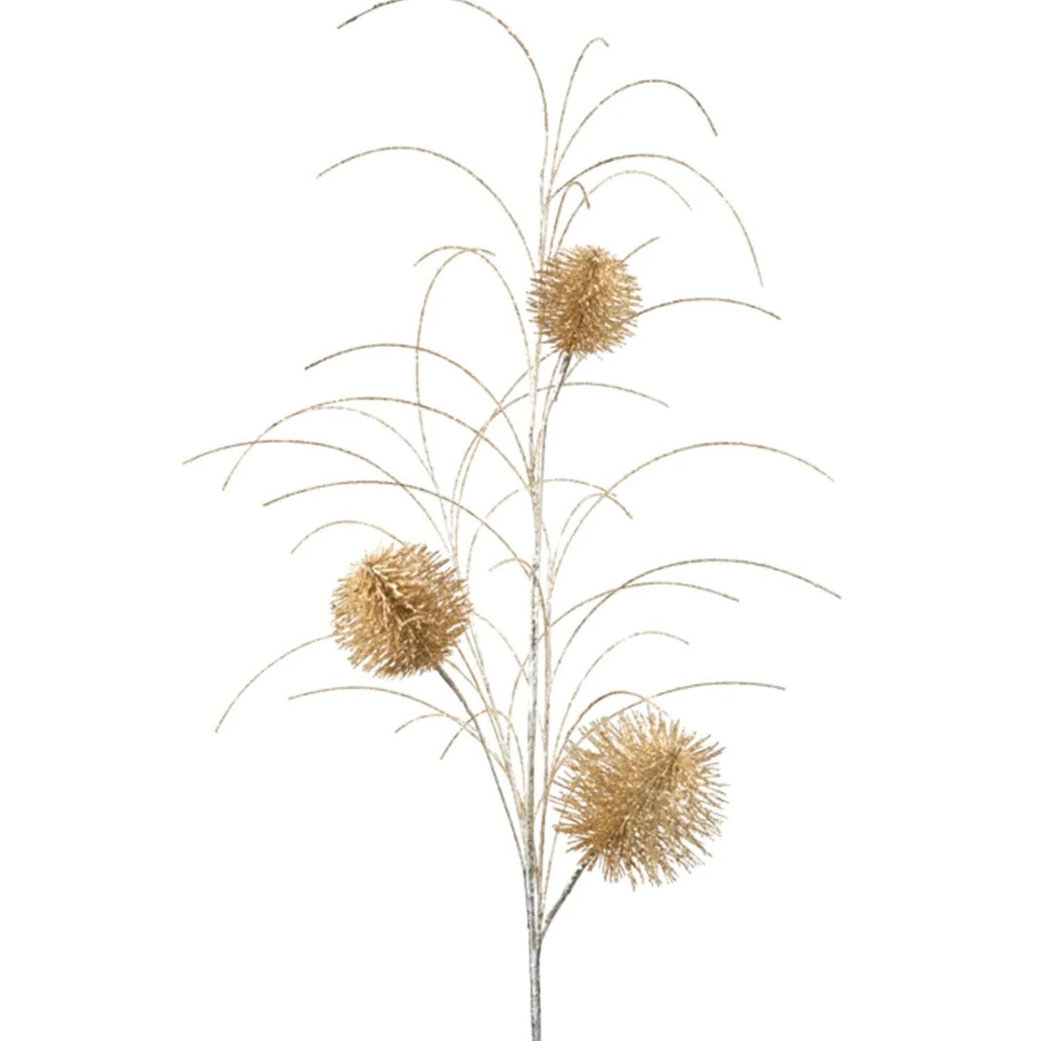 * Tree Ornaments|Branch With Bobble, Gold