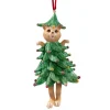 * Resin Tree Decorations|Cat In Christmas Tree