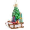 Poesie in Glas Glass Tree Decorations|Christmas Sled