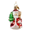 Poesie in Glas Glass Tree Decorations|Christmas Snowman