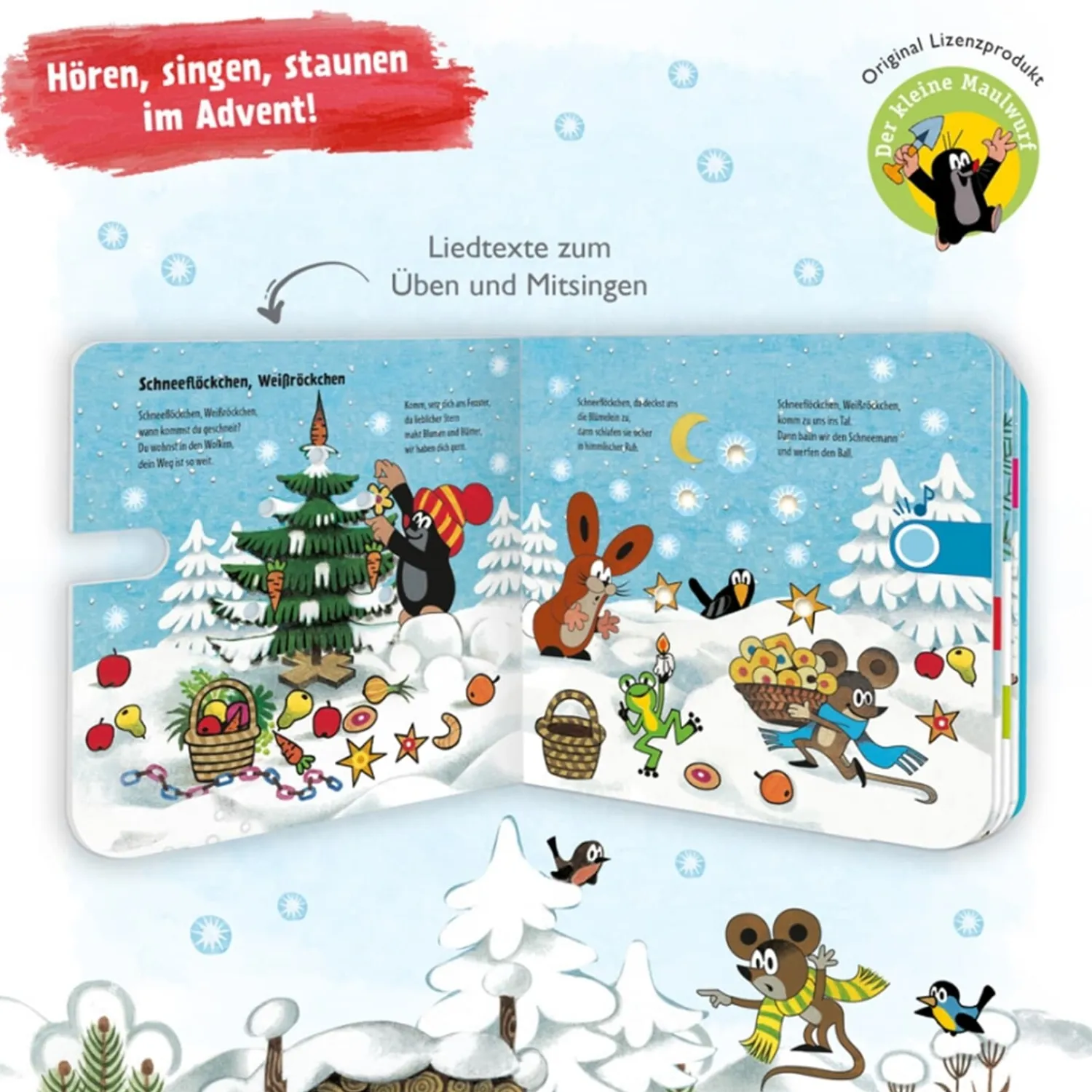 Trötsch Verlag Toys|Christmas Sound Book "The Little Mole"