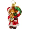 Poesie in Glas Glass Tree Decorations|Christmas Teddy