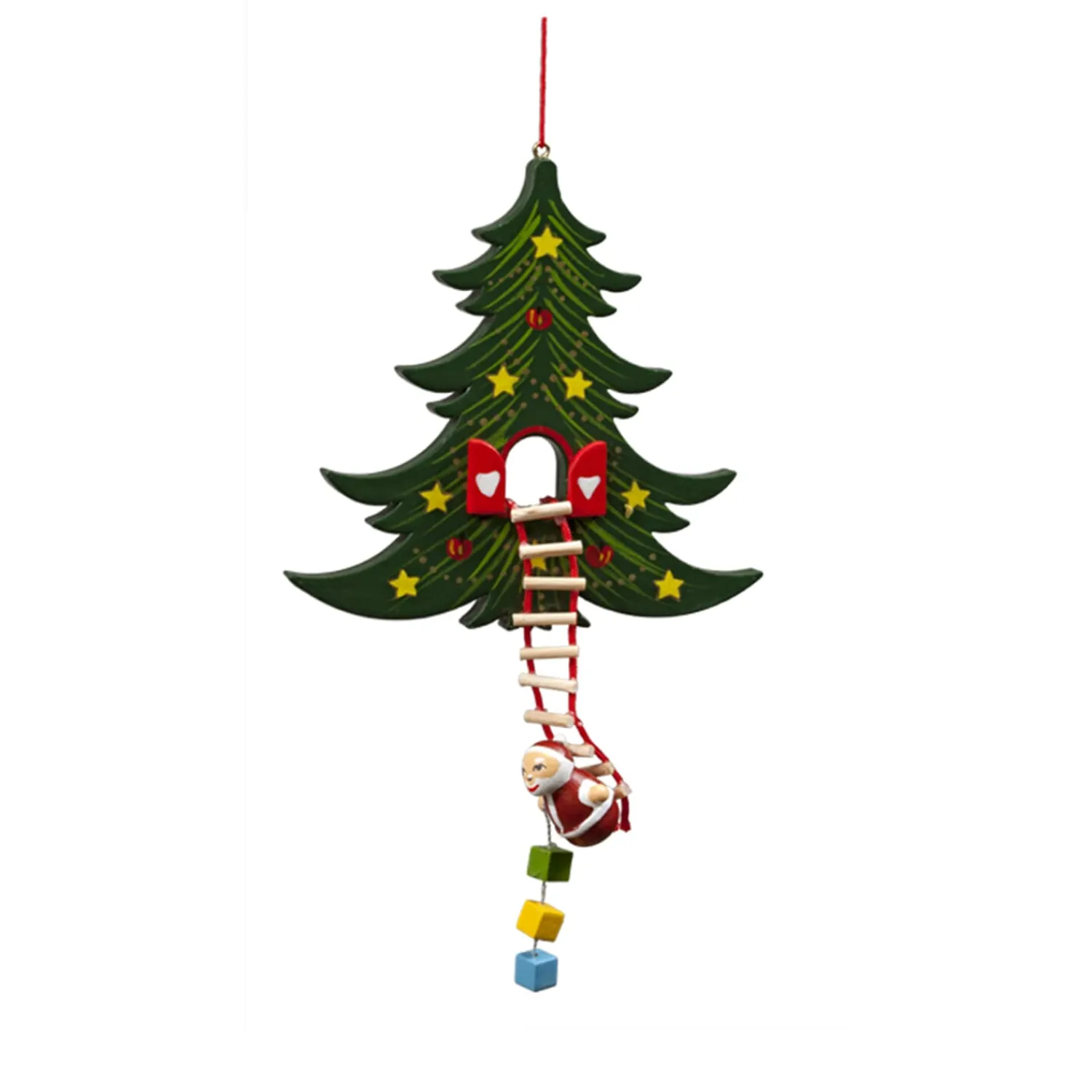 * Wood Tree Decorations|Christmas Tree, Grun