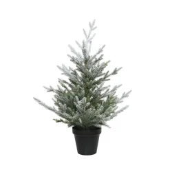 * Artificial Trees|Christmas Tree In A Pot, Snowy, 29.53 Inch