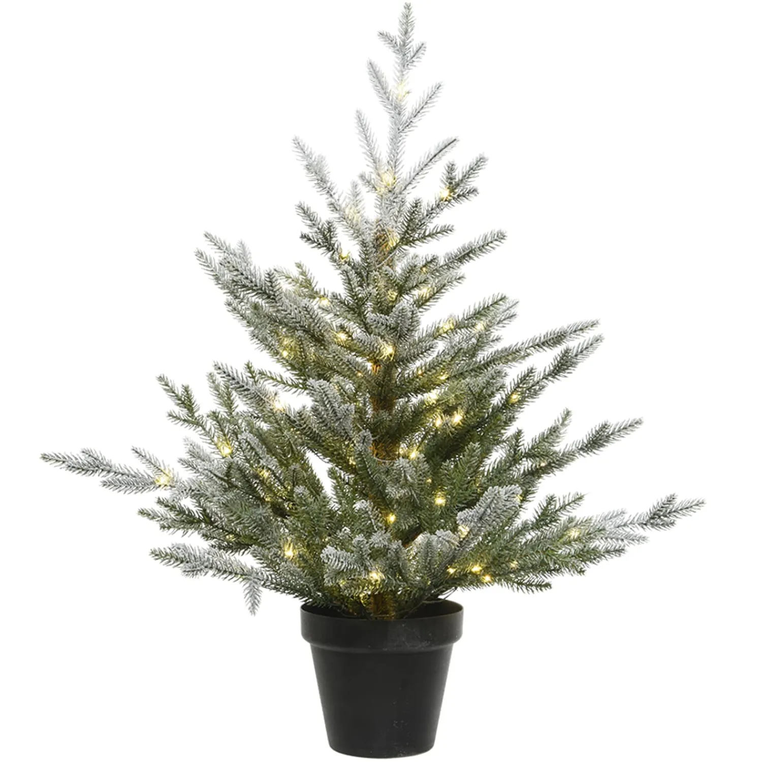 * Artificial Trees|Christmas Tree In A Pot, With Led Lighting, 29.53 Inch