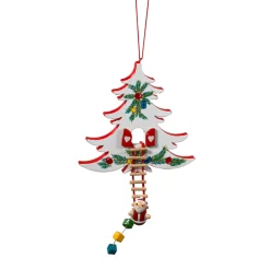 * Wood Tree Decorations|Christmas Tree, White