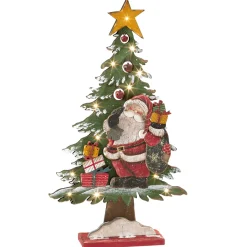 * Decorative Figurines|Christmas Tree With Santa