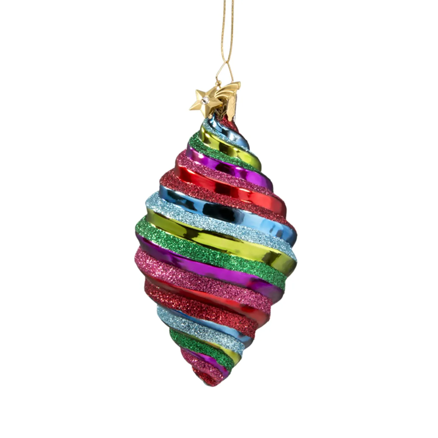 Poesie in Glas Tree Baubles And Set Offers|Cone Colorful