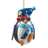* Wood Tree Decorations|Cool Penguin