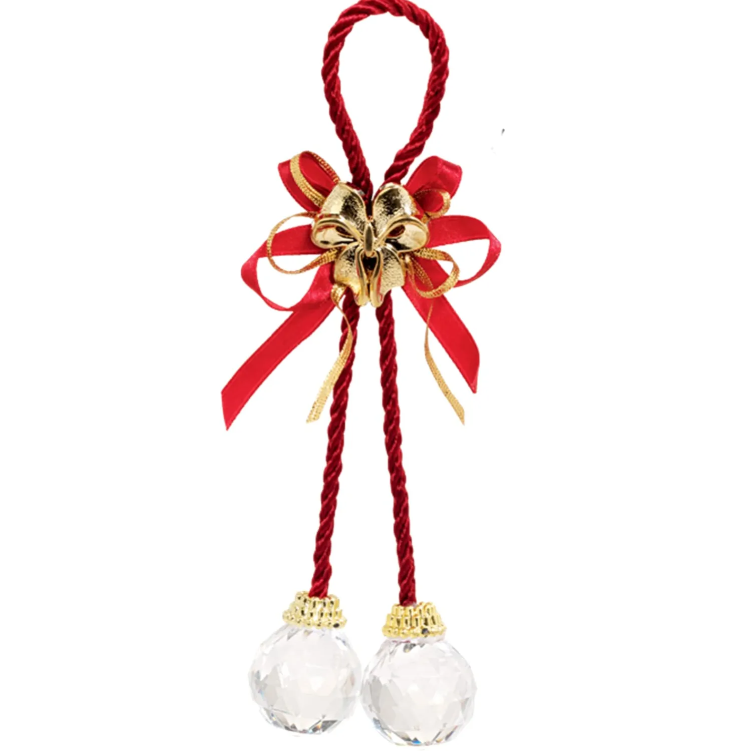 * Tree Ornaments|Cord (Bordeaux/Gold)